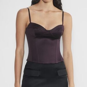 TEN ARITZIA dazzle satin bustier S